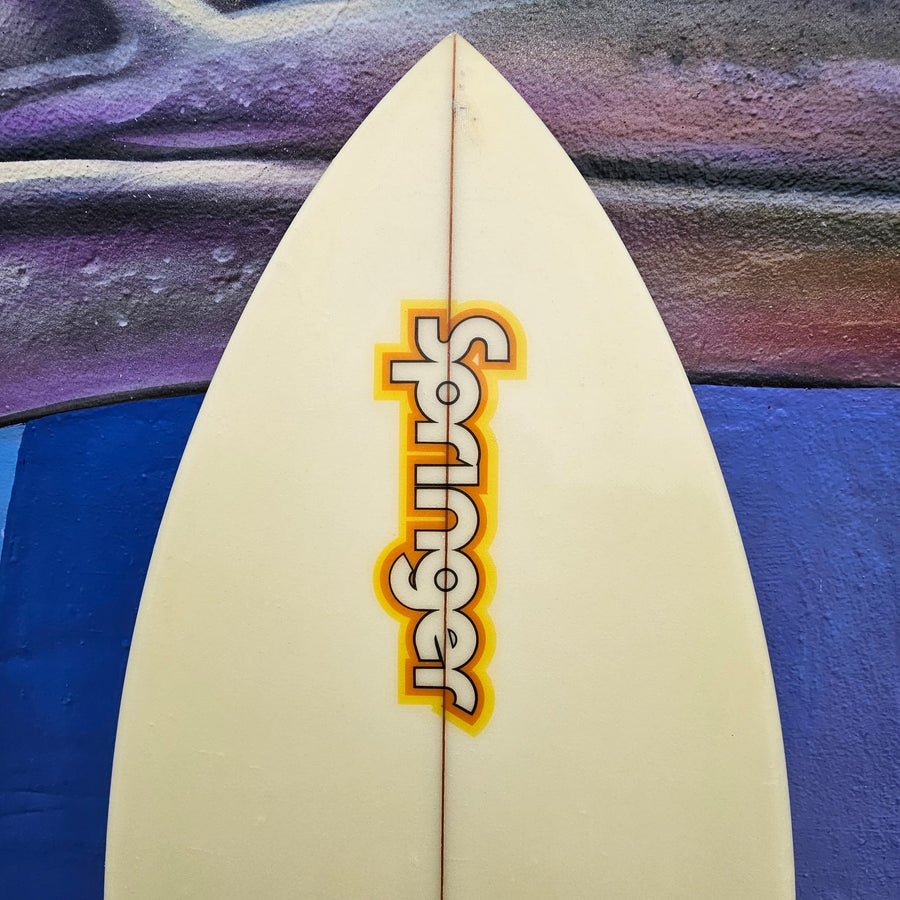 (#1538) Springer Vintage Single Fin 6'0" x 19 1/2" x 2 3/4"
