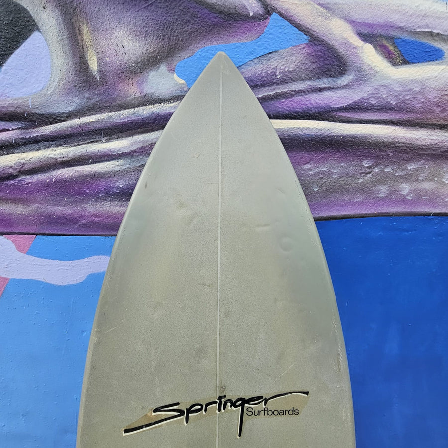 (#7588) Springer Vintage Surfboard 6'1" x 21" x 2 3/8" Thruster