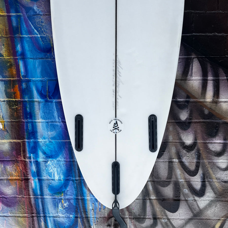 (#2654) Crisp Surfboards Custom 5'11" x 18 7/8" x 2 3/8" Futures