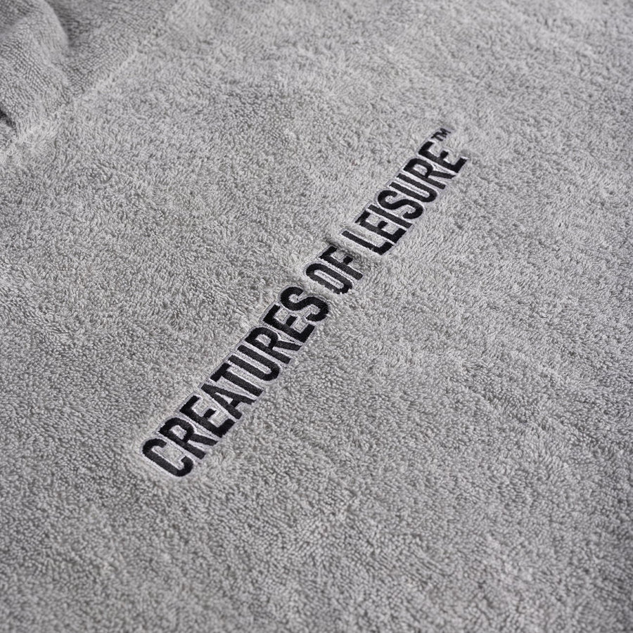 Creatures of Leisure Icon Poncho Towel : Titanium