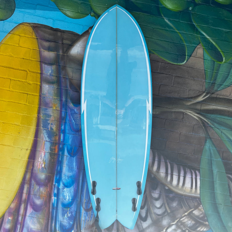 (#7542) Gerry Lopez Something Fishy 5'10" x 21 3/4" x 2 1/2" 38.3L FCSII