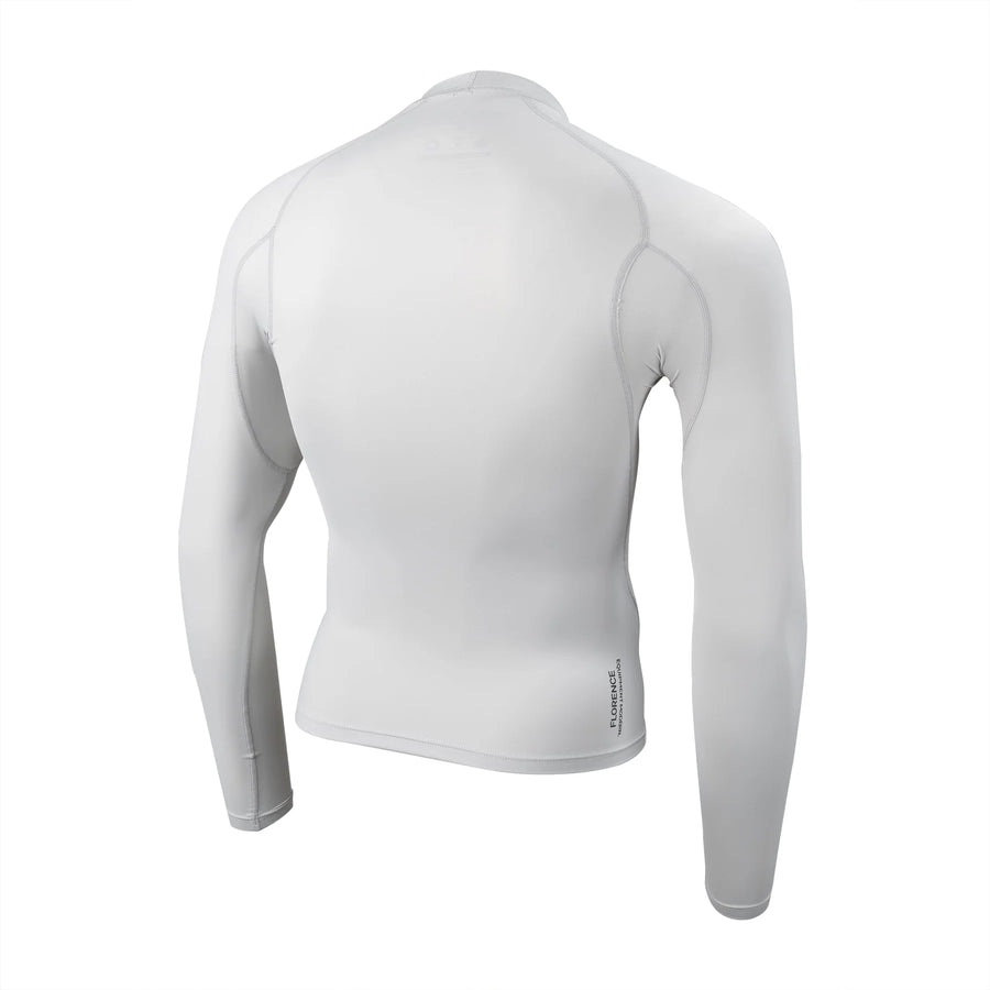 Florence Marine X Long Sleeve Rashguard - Silver