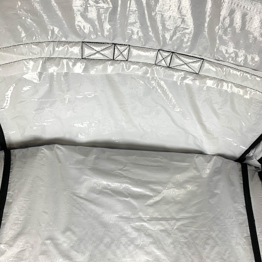 Deluxe padded surfboard cover insulation with heavy-duty stitching at Melbourne Surfboard Shop