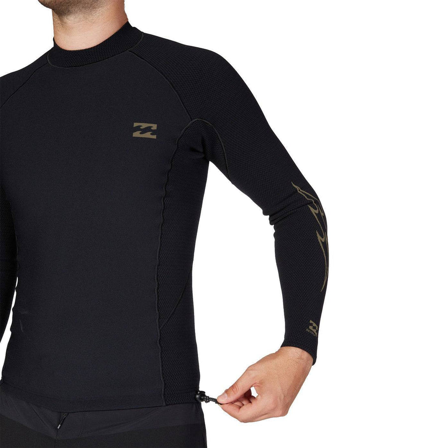 Billabong Revolution Natural 1mm Jacket Black Mens Wetsuits Billabong