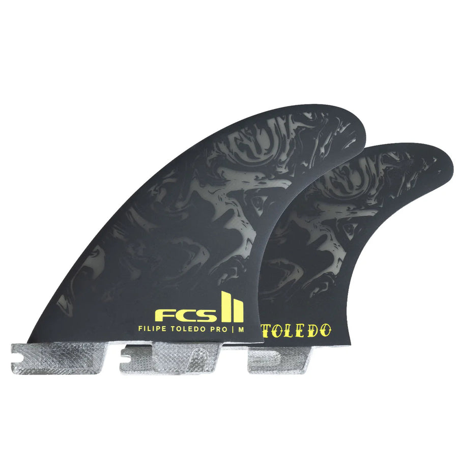 FCS II Filipe Toledo PG Pro Tri Fin Set Surfboard Fins FCS