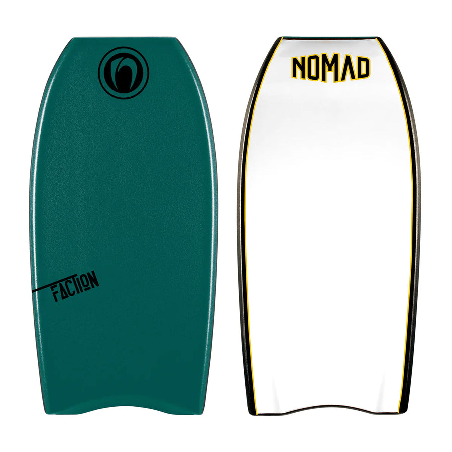 Nomad Faction D12 Bodyboards & Accessories Nomad 42" Mallard Green Deck / White Bottom