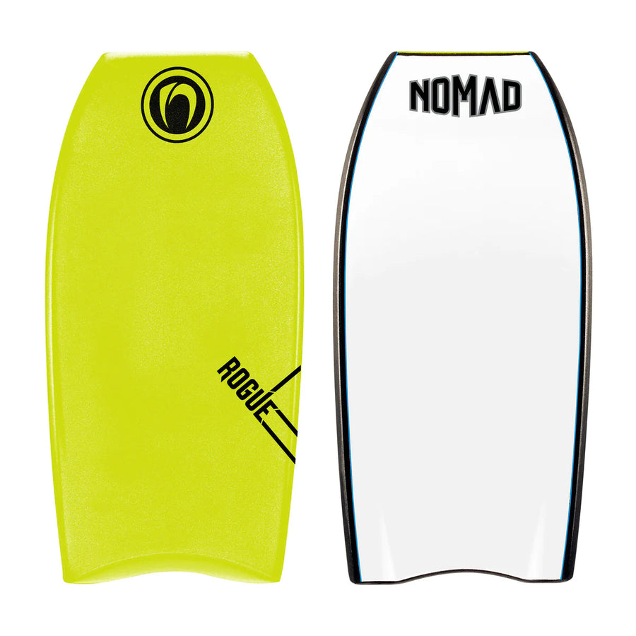 Nomad Rogue Cres Zed Core Bodyboards & Accessories Nomad 41" Lemon Deck / White Bottom