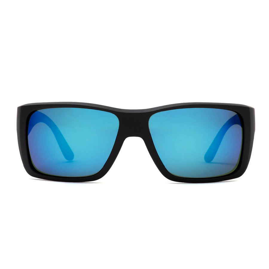 Otis Eyewear Coastin Apparel Otis Eyewear Black Woodland Matte/L.I.T. Mirror Blue
