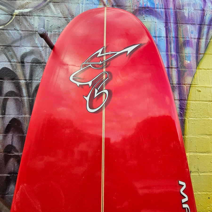 (#7729) Mad Dog Performer Longboard 9'1" x 22 1/2" x 3" 2+1 Twin Tab (Fins Included)