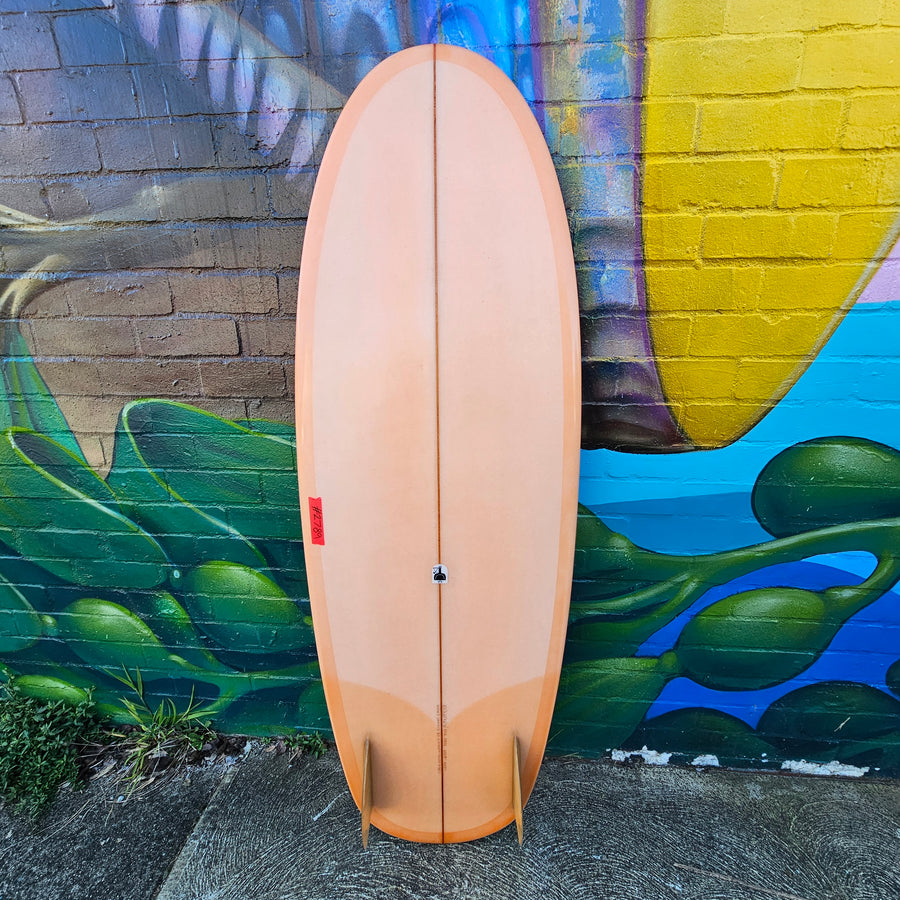 (#2789) Maren Magic Raft 5'6" x 21" x 2 1/2" Glass In Fins