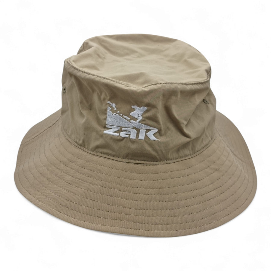 Zak Surfboards Nylon Wide Brim Bucket Hat OG Surf Logo