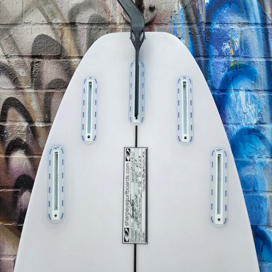 (#7734) Sharpeye Cheat Code 6'3" x 20 1/2" x 2 11/16" 37.29L Futures