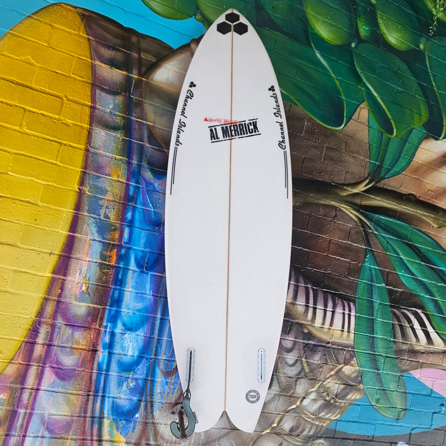 (#7732) Channel Islands Fishbeard 6'0" x 20 1/8" x 2 11/16" 35.2L Futures