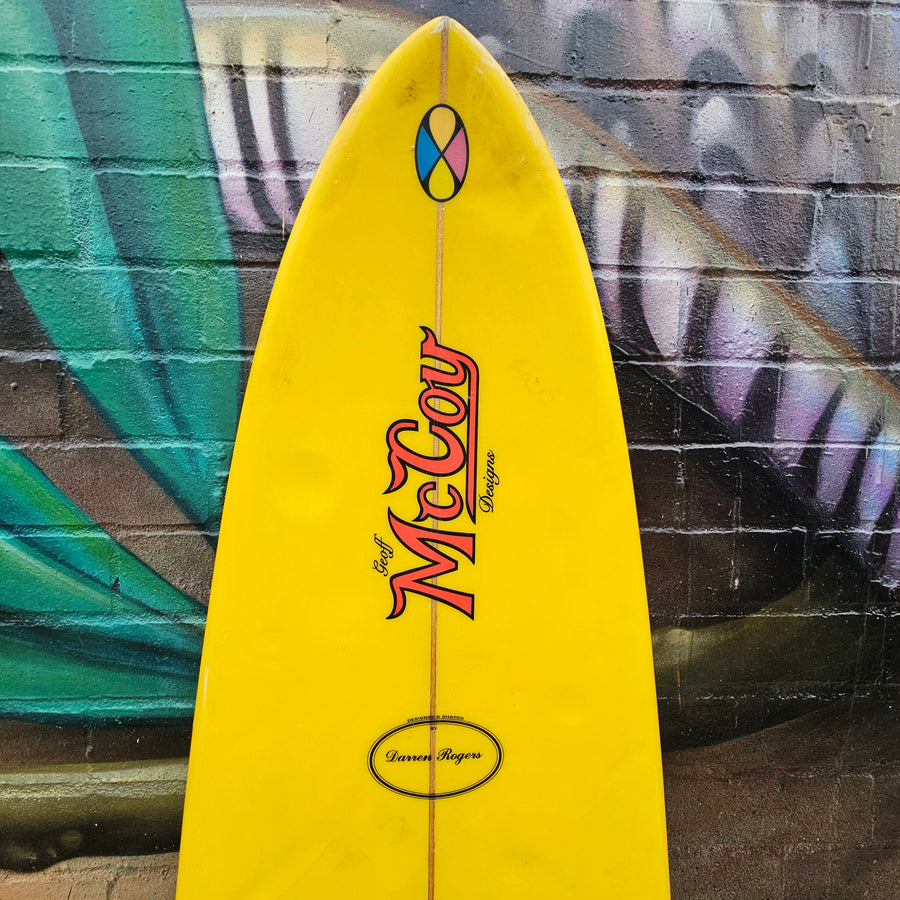 (#7797) McCoy Nugget 6'6" x 20" x 2 3/4" Glass-in Fins