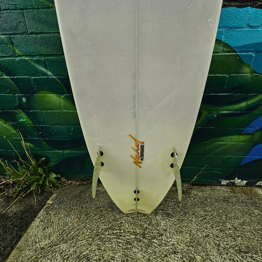 (#7715) Nichol Surfboards Custom 6'3" x 19" x 2 5/8" FCS