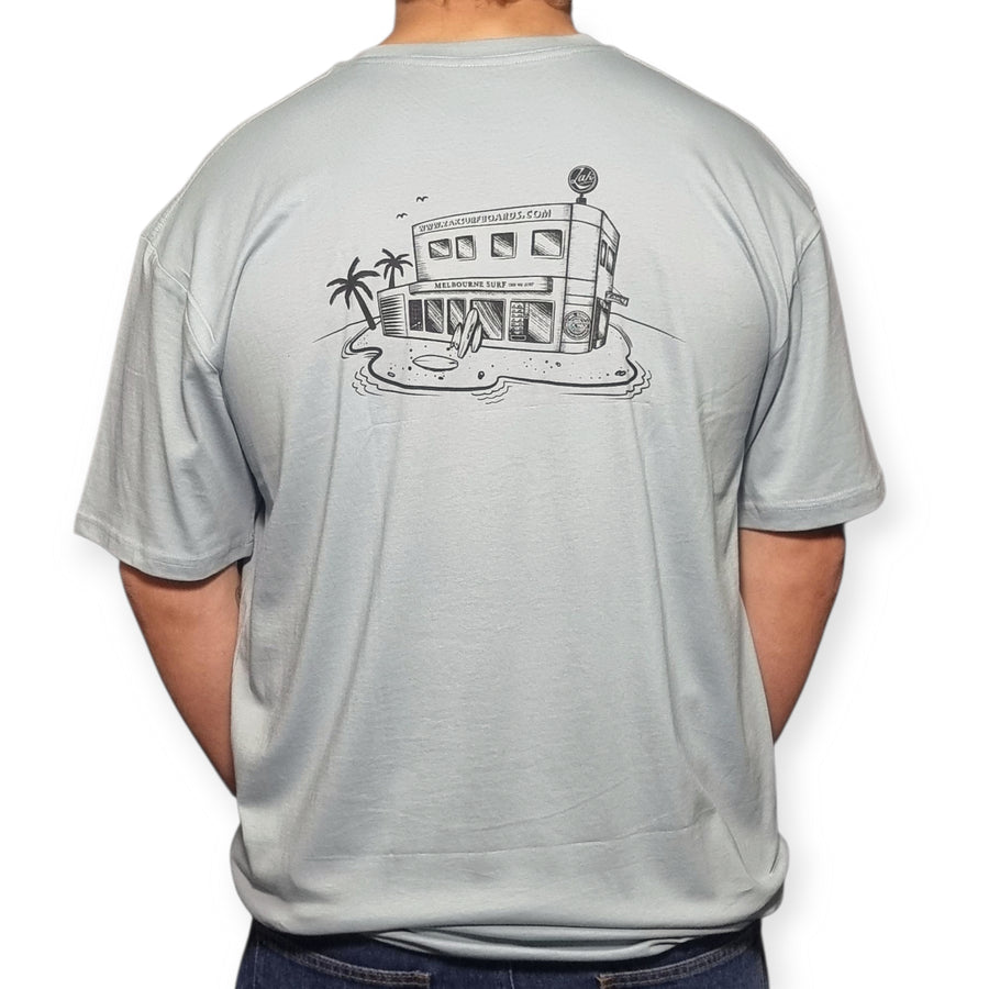 Zak T-Shirt The Oasis Logo Pale Blue