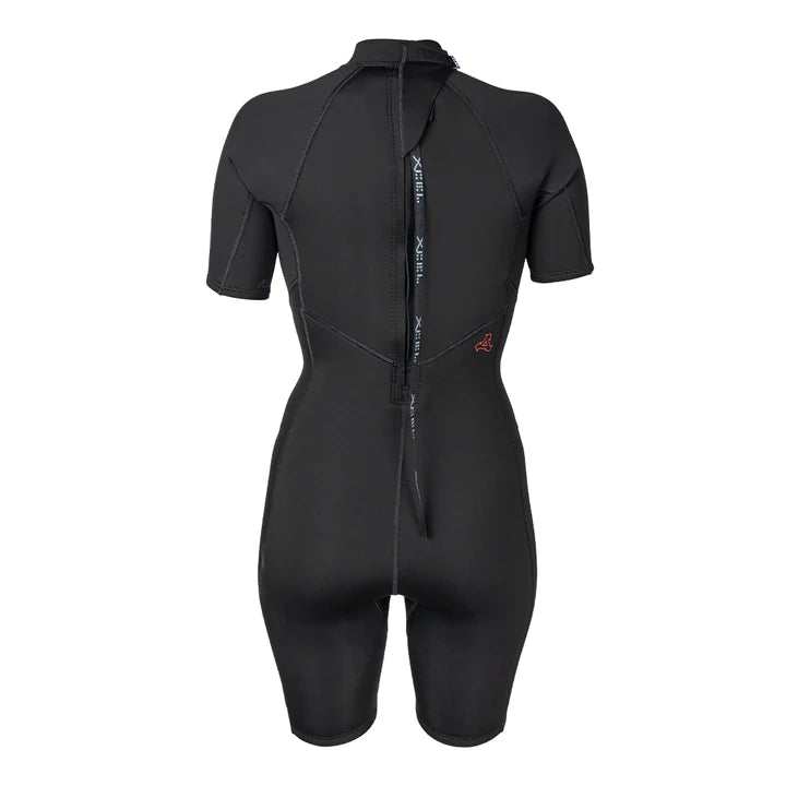 Xcel Axis Womens 2mm Black Zip Springsuit Womens Wetsuits Xcel