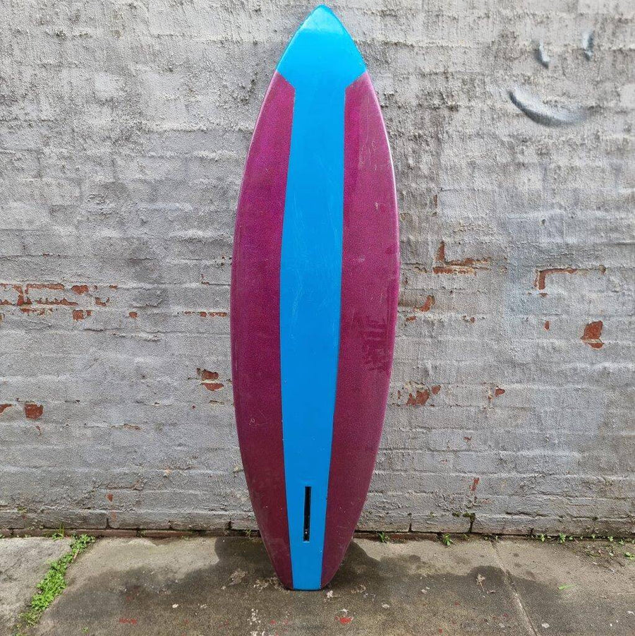 (#1284) Blue and Purple Single 6'2" x 20 1/2" x 3 5/8" Second Hand Surfboards Melbourne Surfboard Shop