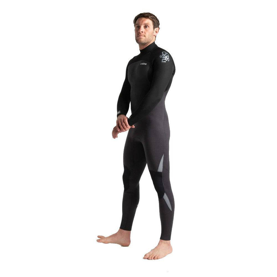 C-Skins Legend 3/2 Mens Back Zip Steamer Anthracite/Black/Grey Mens Wetsuits C-Skins