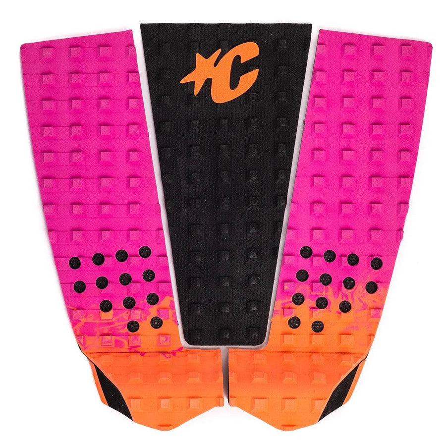 Creatures Of Leisure Italo Ferreira Lite Ecopure Tail Pad Tailpads Creatures of Leisure Fluro Red Fade Pink Black