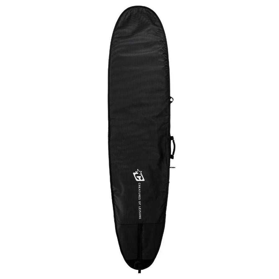 Creatures Longboard Day Use DT2.0 surfboard boardbag in Black Silver