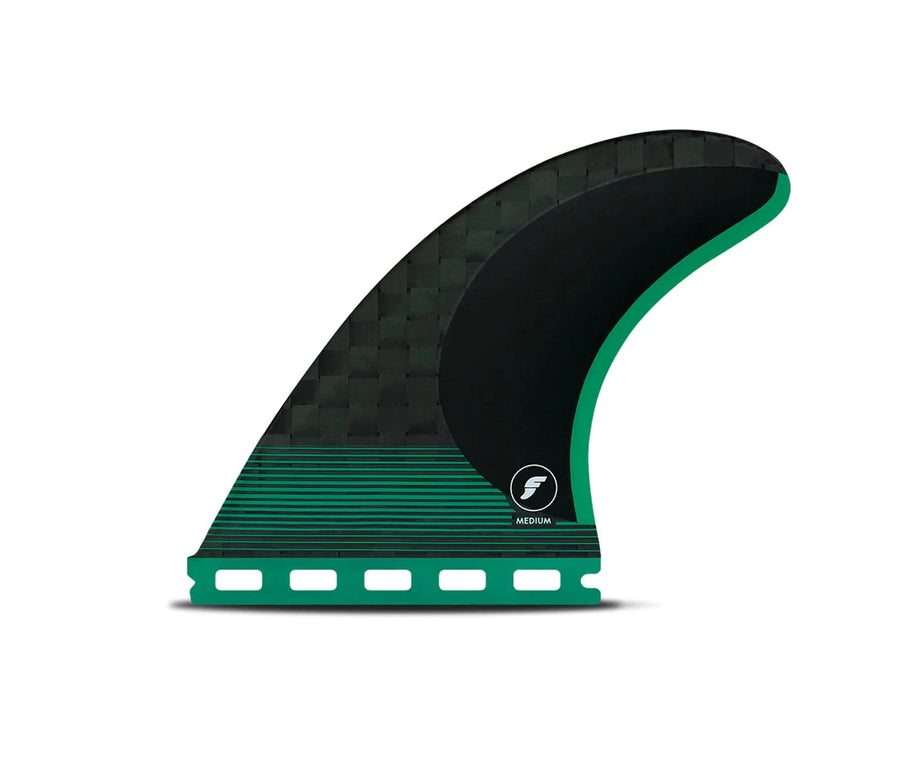 Futures F6 Blackstix Thruster - Green Surfboard Fins Futures