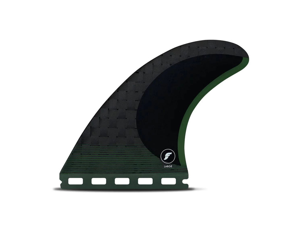 Futures F8 Blackstix Thruster - Green Surfboard Fins Futures