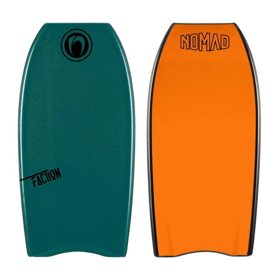 Nomad Faction D12 Bodyboards & Accessories Nomad 41" Mallard Green Deck / Orange Bottom