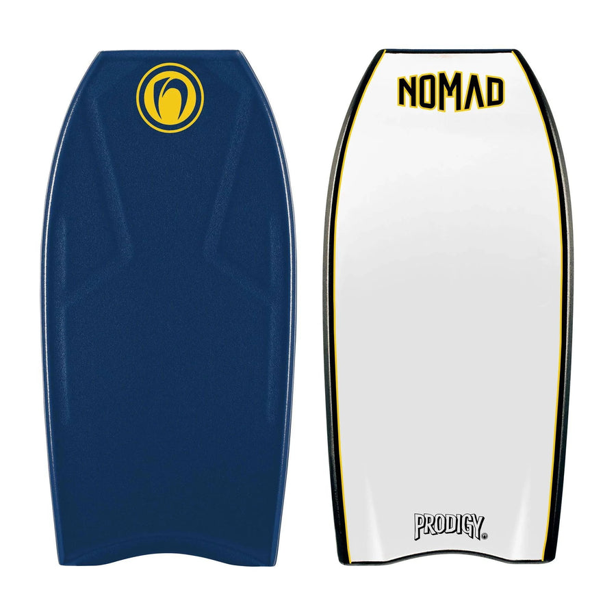 Nomad Prodigy ZED Core Crescent PE Bodyboards & Accessories Nomad 42" Midnight Blue Deck / White Bottom