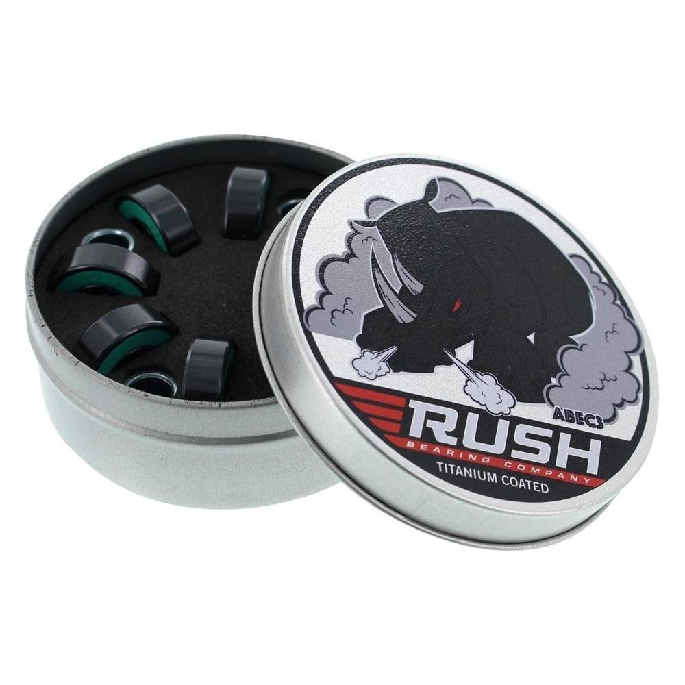 Skateboard Hardware - Rush - Rush ABEC 3 Titanium Skateboard Bearings - Melbourne Surfboard Shop - Shipping Australia Wide | Victoria, New South Wales, Queensland, Tasmania, Western Australia, South Australia, Northern Territory.