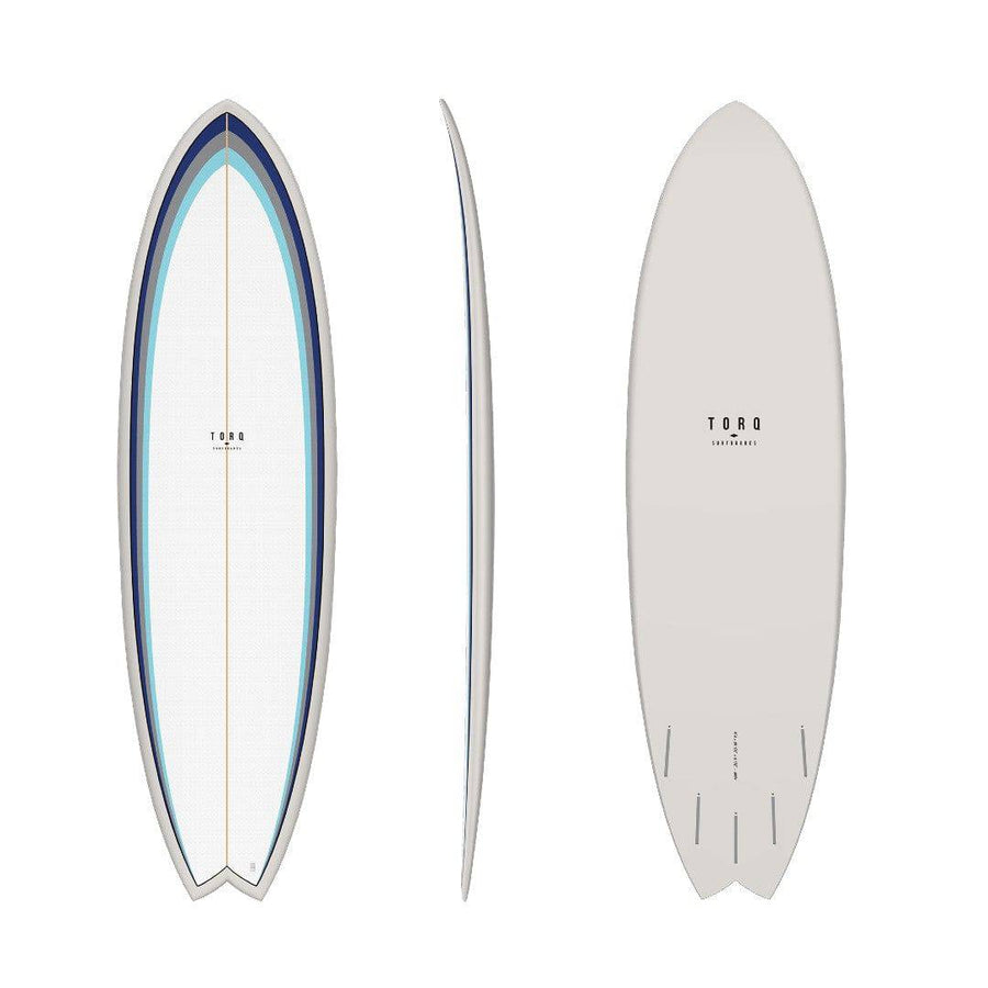 Torq Mod Fish TET 6'3" Surfboards Torq Classic 3.0 Nose Arrow + Pattern