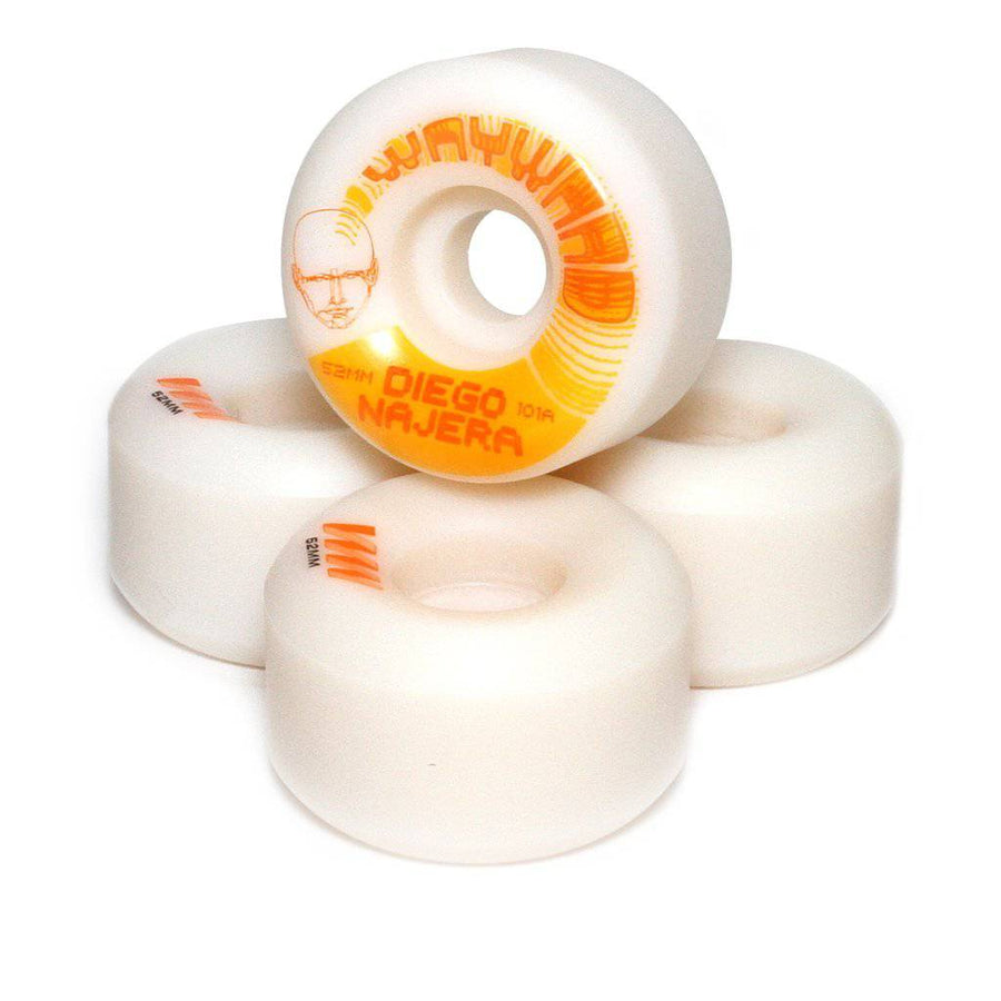 Skateboard Hardware - Wayward Wheels - Wayward Wheels Funnel Cut Diego Najera 52mm - Melbourne Surfboard Shop - Shipping Australia Wide | Victoria, New South Wales, Queensland, Tasmania, Western Australia, South Australia, Northern Territory.