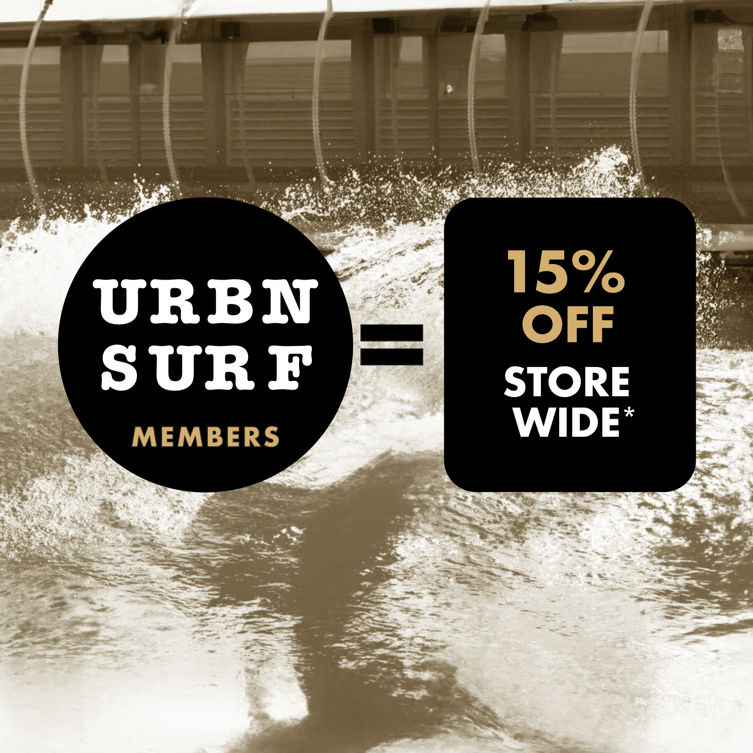 URBN SURF Members = 15% OFF Store Wide at Melbourne Surfboard Shop - In-store Only at Thornbury and Newport