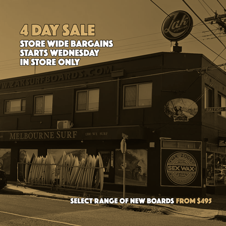 4 Day Sale - Store Wide Bargains - In Store Only!
