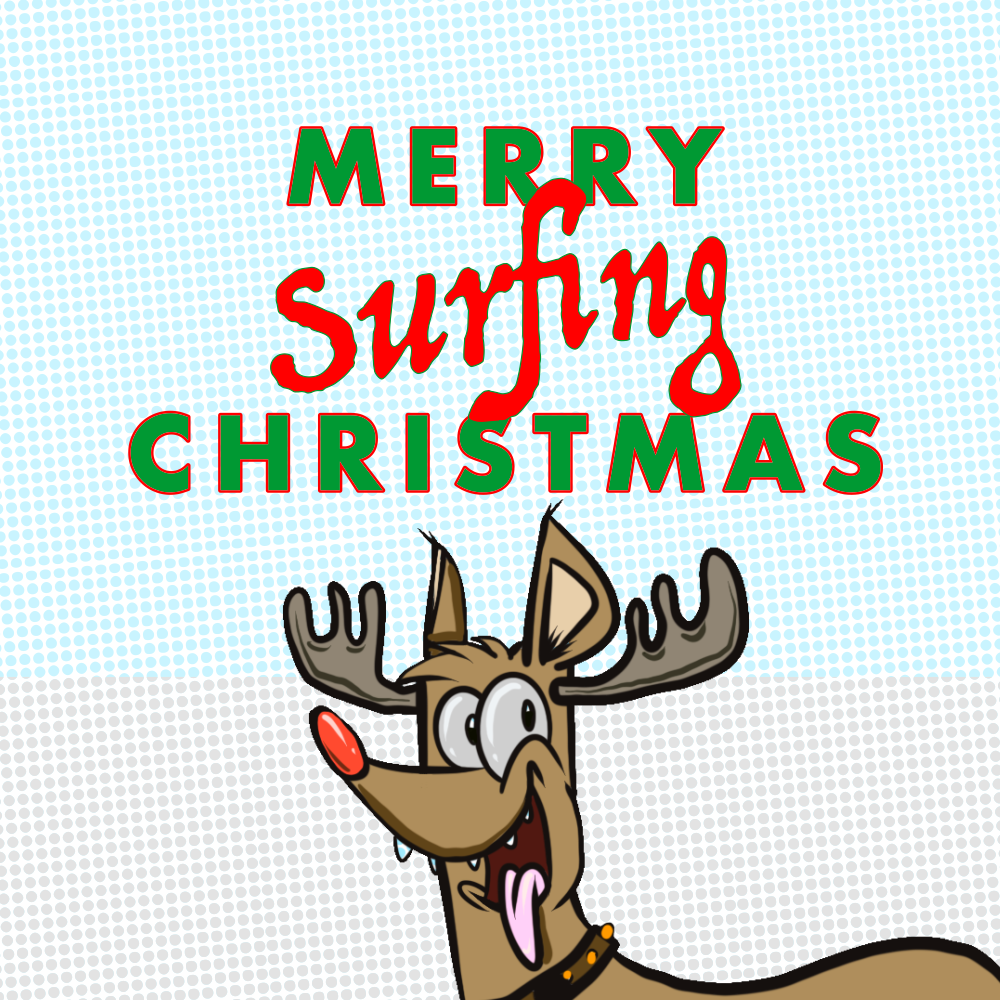 Merry Surfing Christmas - Xmas For Surfers and Surfing for Surfboards in Melbourne and Victoria and Australia - Wetsuits, Deck Grip, Leashes, Vouchers, Gifts, Presents,