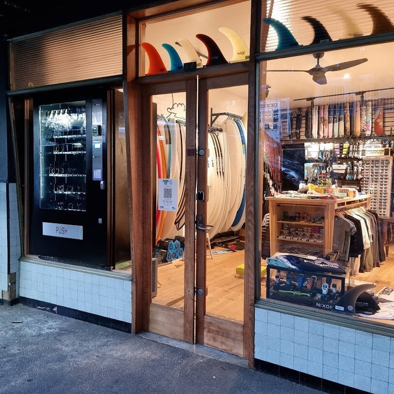 Newport Retail Store is Closed Permanently - Surf Station Vending Machine Remains