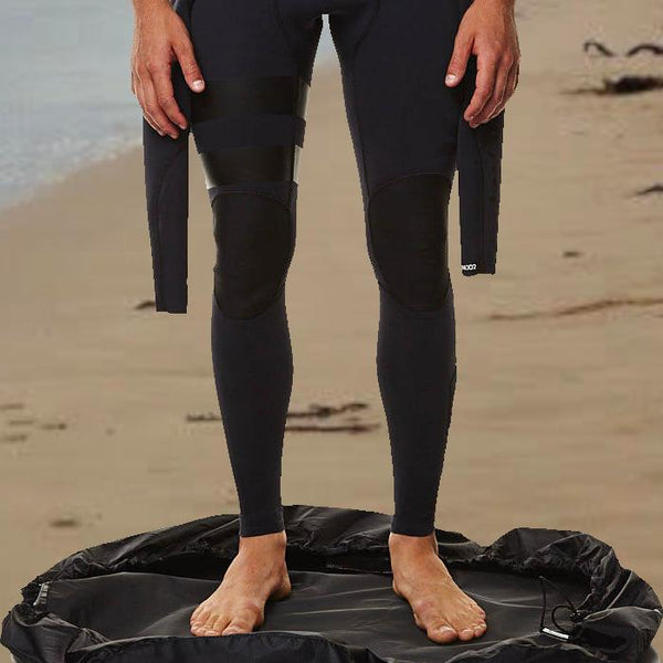 Ocean 7 Earth wetsuit change mat getting put to use at Torquay.