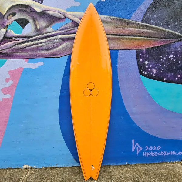 (#1542) Pat Morgan Vintage Surfboard 6'9" x 19" x 3"