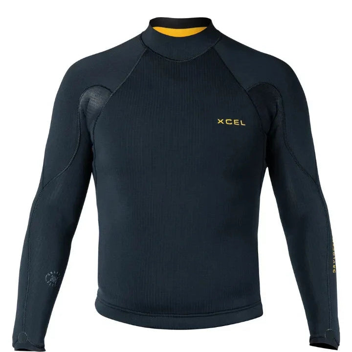 Xcel Drylock 2mm L/S Wetsuit Top - Black