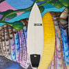 (#1493) Superbrand Toy 6'4" x 20" x 2 5/8" 34.6L Futures Second Hand Surfboards Superbrand 