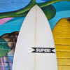 (#1493) Superbrand Toy 6'4" x 20" x 2 5/8" 34.6L Futures Second Hand Surfboards Superbrand 