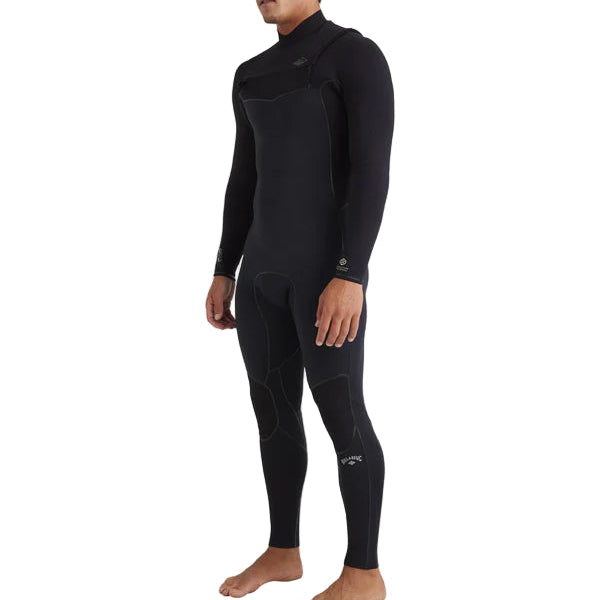Billabong 3/2mm Revolution Pro Chest Zip Steamer Wetsuit - Black