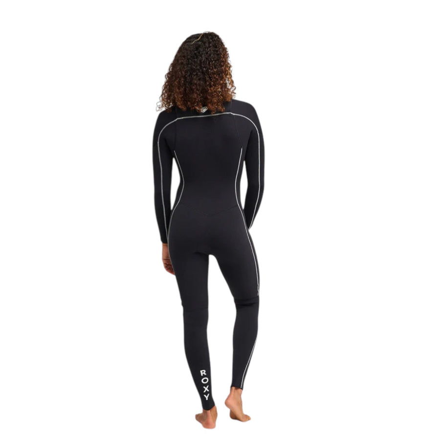 Roxy 4/3mm Elite Extra Stretch Chest Zip Wetsuit - Black