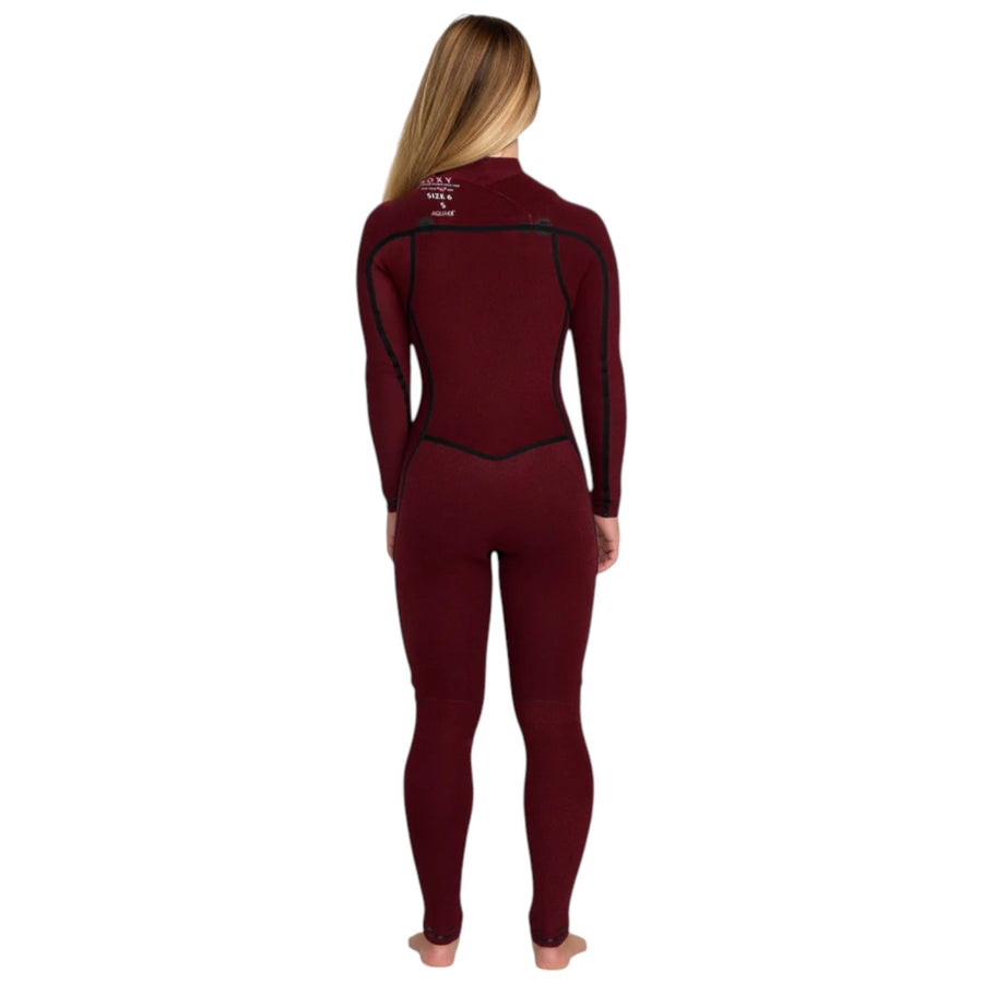 Roxy 4/3mm Elite Extra Stretch Chest Zip Wetsuit - Black