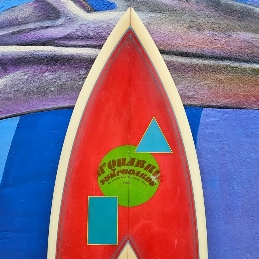 (#1539) Macquarie Vintage Surfboard 6'2" x 20" x 2 7/8"
