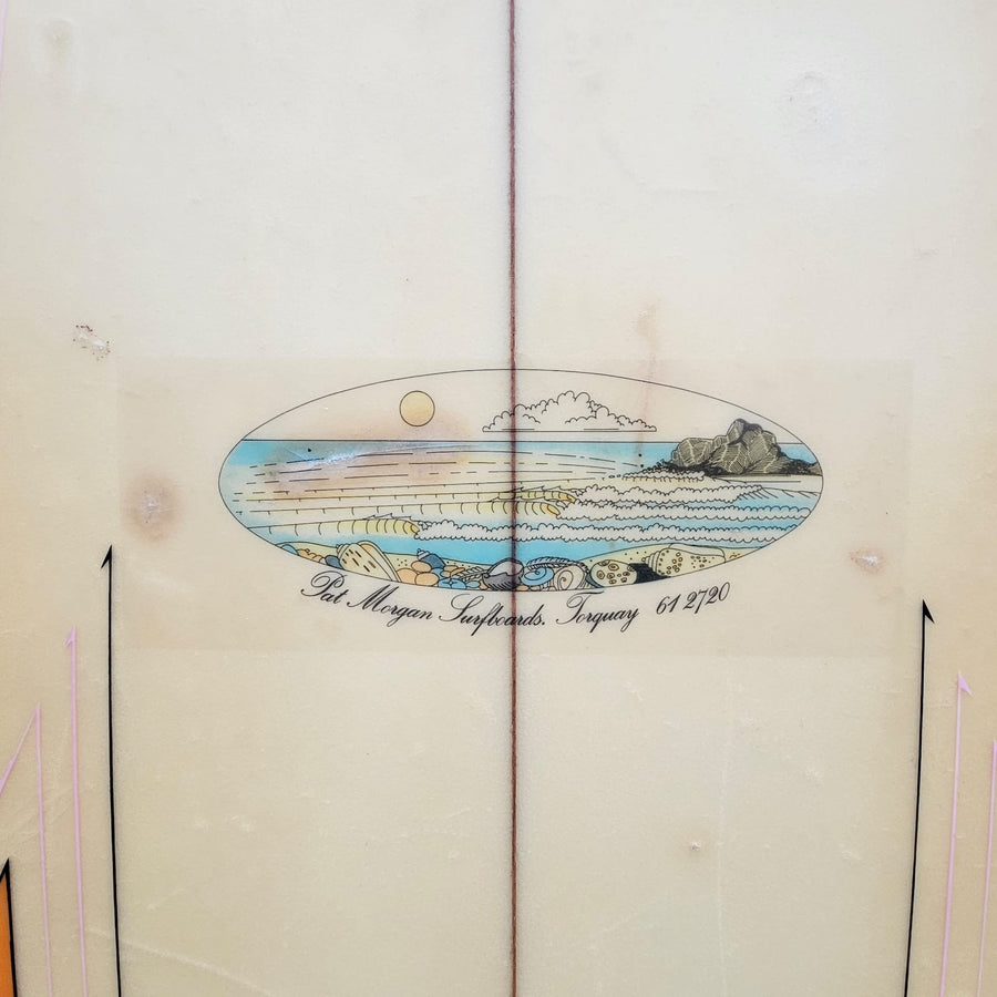 (#1542) Pat Morgan Vintage Surfboard 6'9" x 19" x 3"