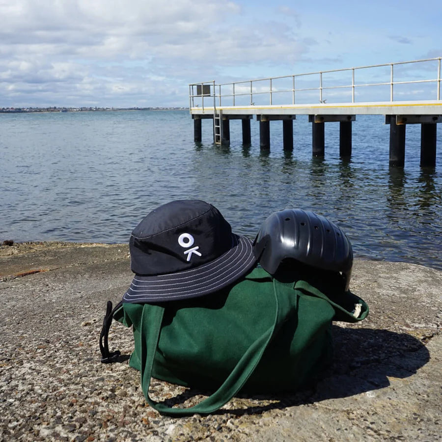 Knok Surfwear Bucket Hard Surf Hat - Black