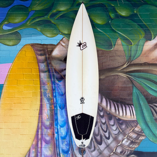 (#7685) Clayton Shortboard 6'6" x 19" x 2 1/2" FCS1