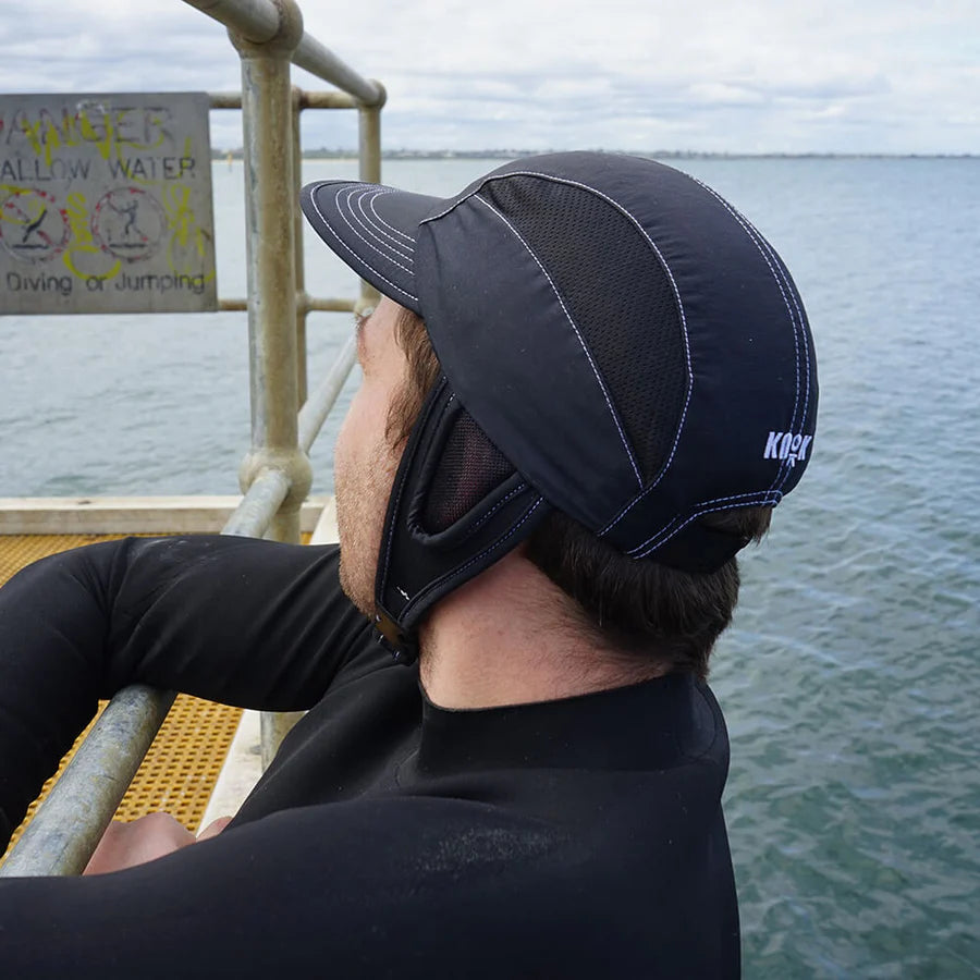 Knok Surfwear Baseball Hard Cap - Black