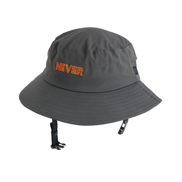 Plow Surf Co. NEVER Forget Protection Surf Hat Charcoal